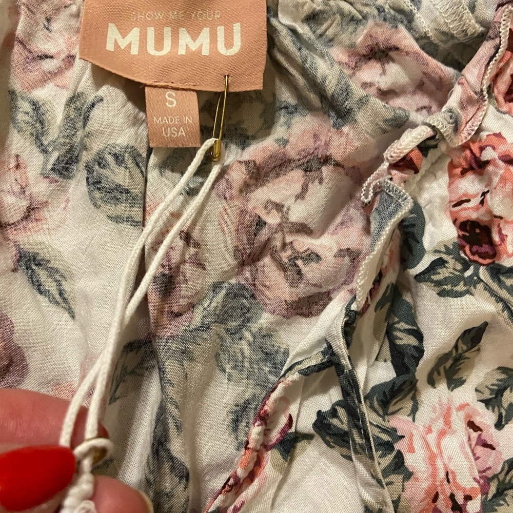 Show Me Your MuMu Birdie Floral Bella Enchanted Mini Dress - Picture 8 of 10